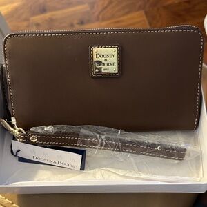 Dooney & Bourke Brown Wristlet